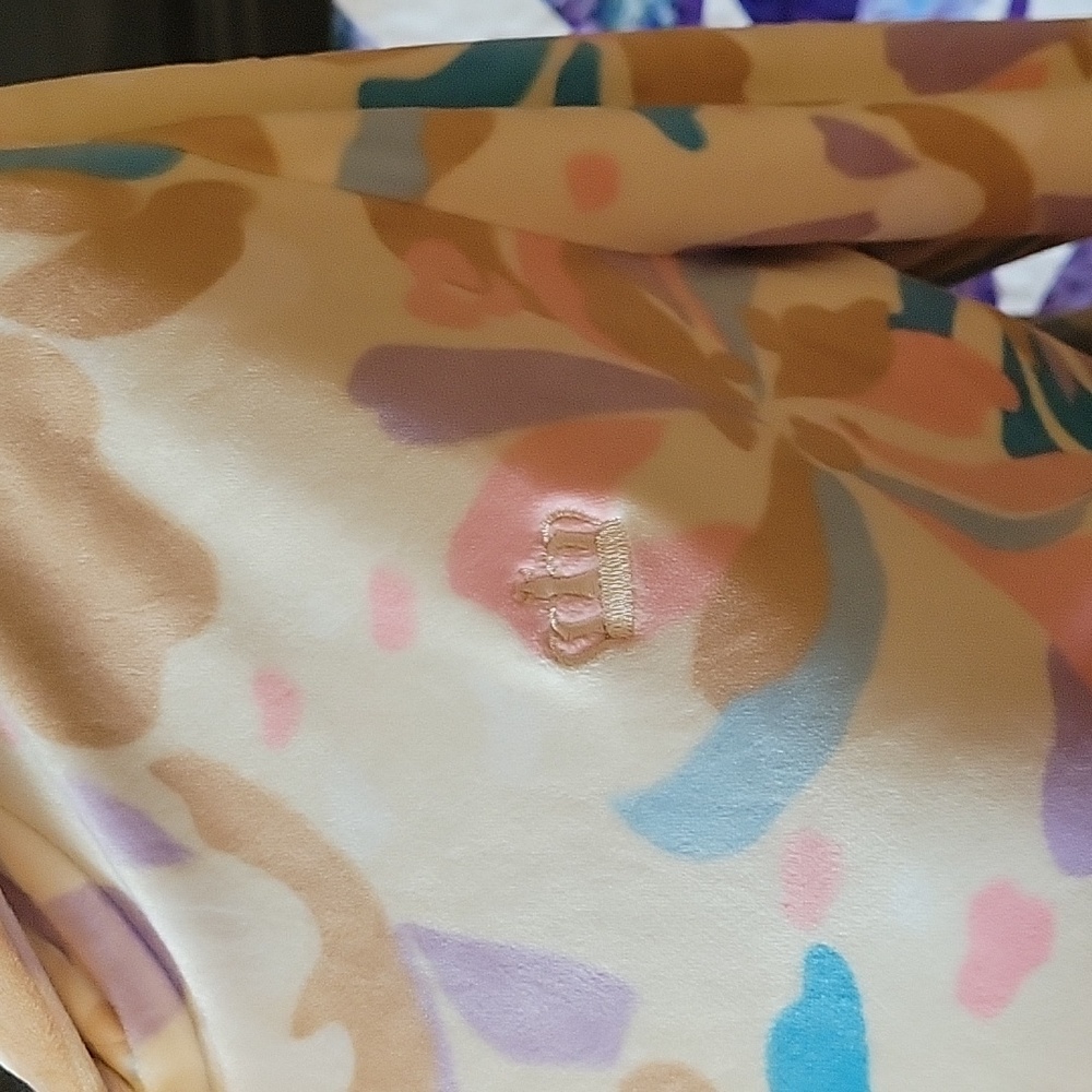 New Juicy Coutour Hooded Velour Jacket. Fireworks Floral. - Picture 2 of 6